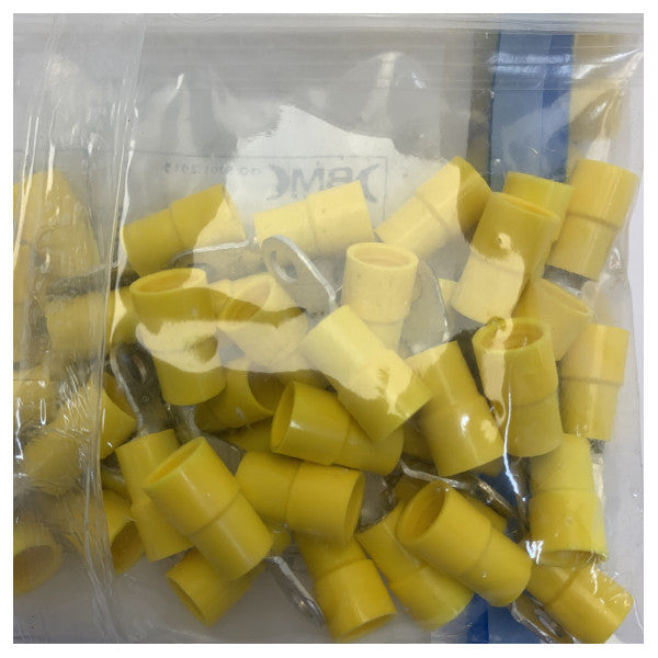 Yellow 6 M4 Rumen Ring Cable Lug