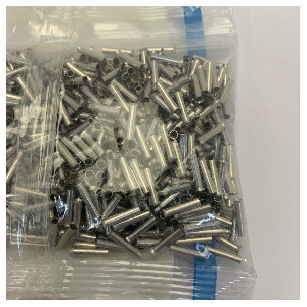 Embout de câble non isolé en cuivre 2,5 mm² 12 mm étamé 1000 pièces