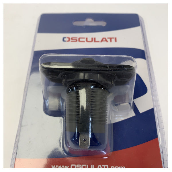 Osculati Doppel-USB-Ladebuchse 14.516.05, flächenbündige Montage, Marine-Yacht 12/24V