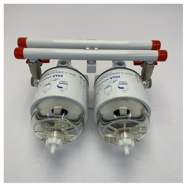 Vetus 75704VT-1 Marine Diesel Fuel Filter Water Separator System with Clear Bowl
