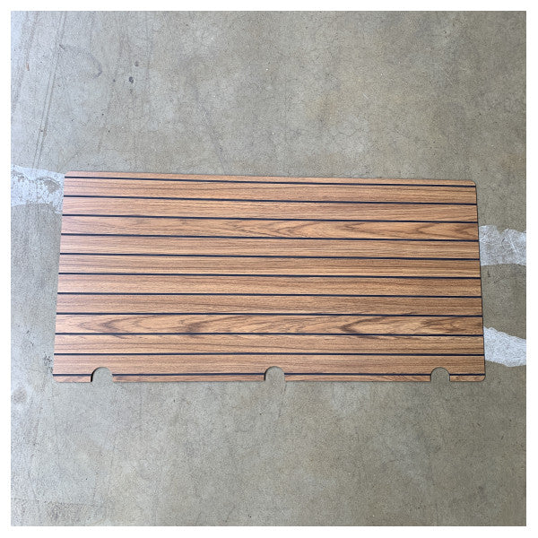 Uttern T62 Laminated Teak floor for Central Cockpit Hatch Cover - 2064018-8