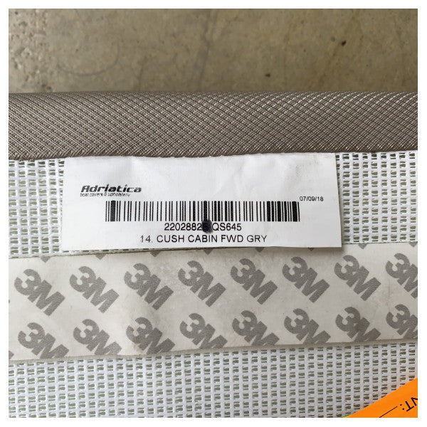 Matelas coussin insert cabine avant Quicksilver Active 645 gris - 2202882