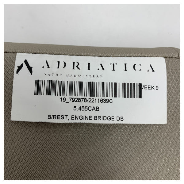 Almofada de encosto do banco do piloto da cabine Quicksilver Active 455 Castanho - 2211639C