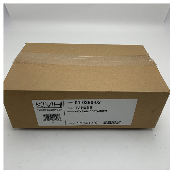 Système de télévision par satellite maritime KVH TracVision TV3 avec hub TV IP activé B pour la mer