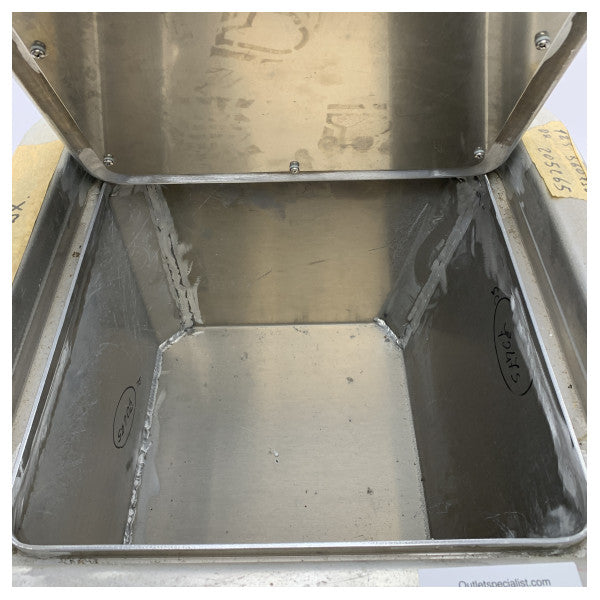 CRN Conteneur de stockage en aluminium 560x560mm Corrosion durable-01A01C/SA/MV