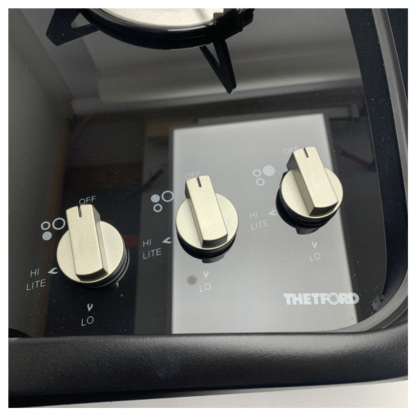 Thetford SHB16998-SP 3-Burner Portabbli Marittimu Gas Cooktop bil-Ħruq ta' Spark