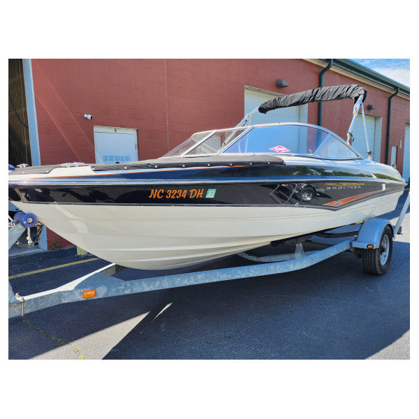 Bayliner 205 SE 2007 παρμπρίζ αλουμινίου μπροστινό παράθυρο αριστερή πλευρά