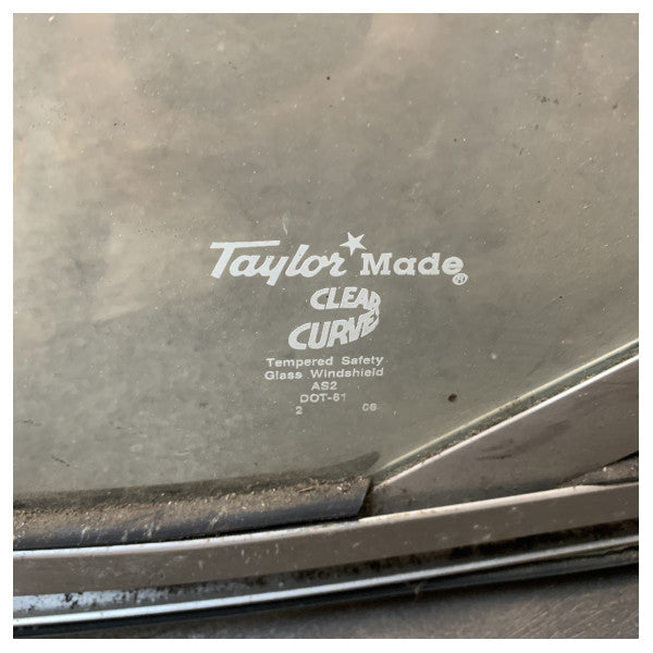 Bayliner 205 SE 2007 παρμπρίζ αλουμινίου μπροστινό παράθυρο αριστερή πλευρά