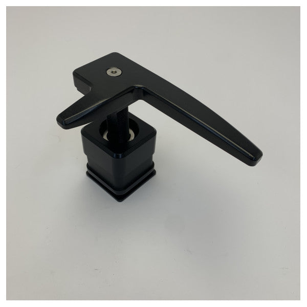 Vanquish Manual Hatch Lock - Black Coated Aluminium Yacht Hardware