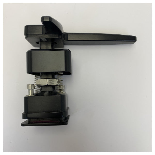 Vanquish Manual Hatch Lock - Black Coated Aluminium Yacht Hardware