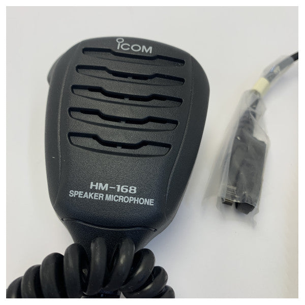 Icom HM-168 Waterproof IP67 Handheld Speaker Microphone for Marine VHF Radio