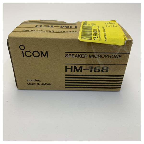 Icom HM-168 Waterproof IP67 Handheld Speaker Microphone for Marine VHF Radio