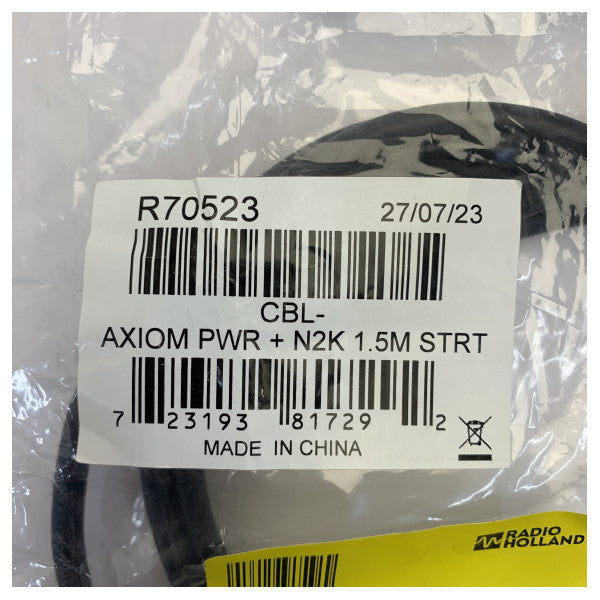 Raymarine R70523 Element & Axiom Power Cable - Marine Electronics Power Lead