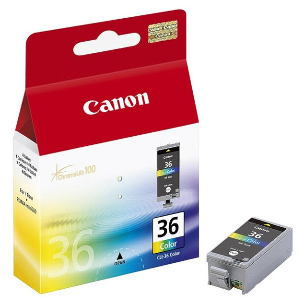 Canon CLI-36 farveblækpatron - 1511B001 - Original blækbeholder til inkjet