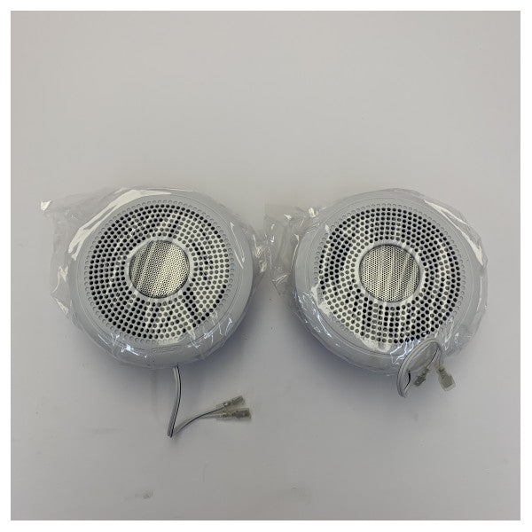 Fusion XS-F40CWB XS Series 4inch Marine Speakers - White Grilles Pair