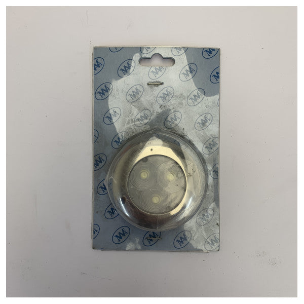 Marine LED Recessed Interior Light 00158-SSWH - Stainless Steel