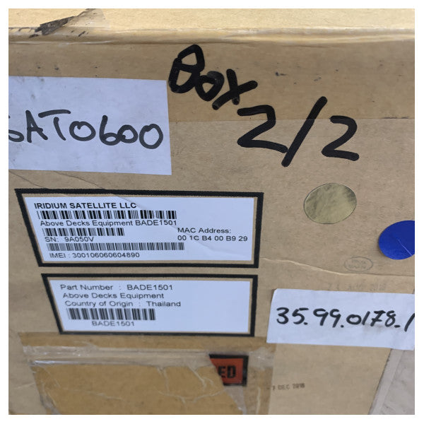 Σύστημα επικοινωνίας με κεραία δορυφορικής λήψης Iridium Pilot πανκατευθυντική