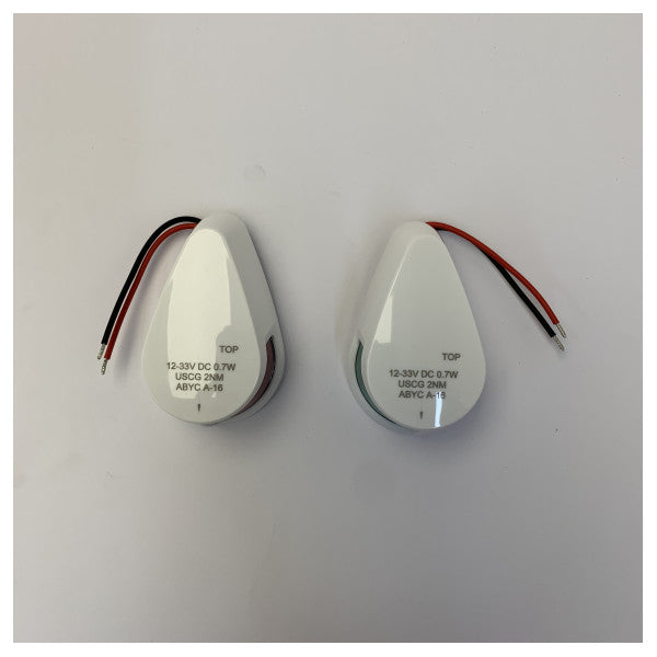 24V LED Navigation Light Kit - Port & Starboard Set - White 226999