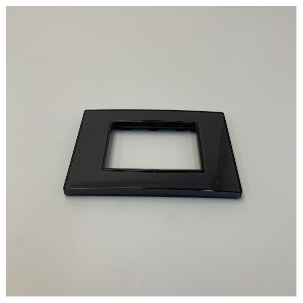 Plaque de finition Vimar Eikon Classic 3 modules - Gris brillant - 20653.42