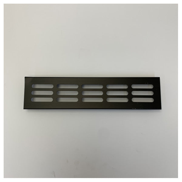 Hafele braunes Metall-Lüftungsgitter 60x250 mm - Yacht-Hardware 575.20.111