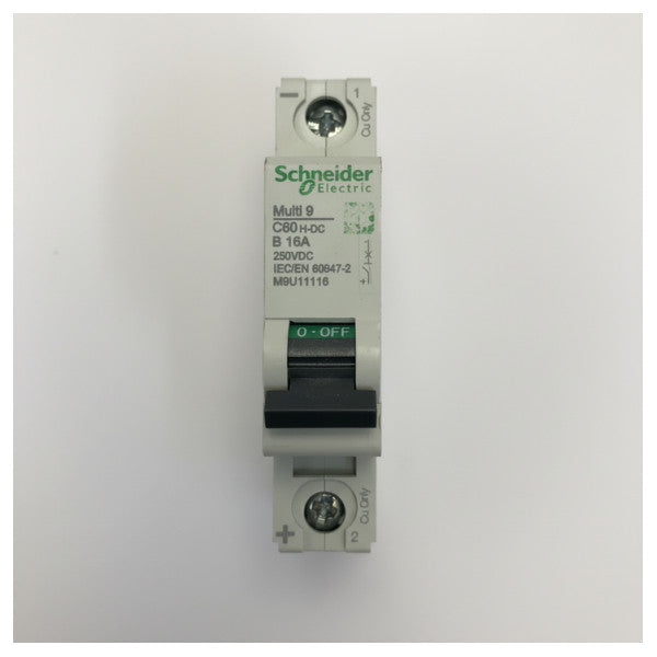 Миниатюрен автоматичен прекъсвач Schneider Electric C60H-DC B16A 16A 250VDC