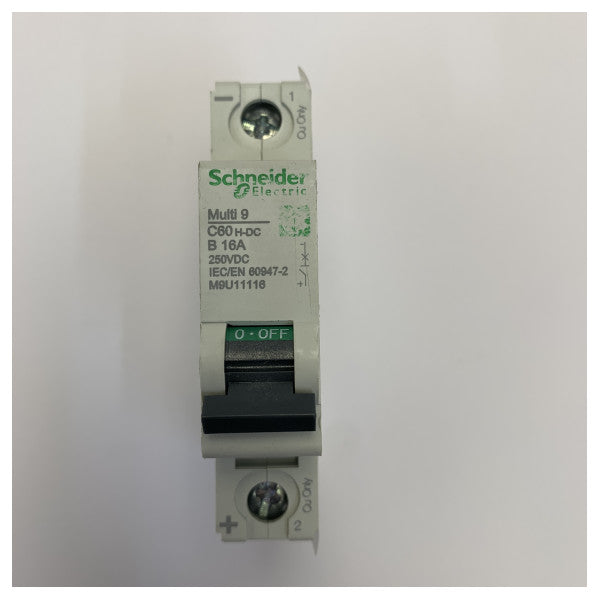 Миниатюрен автоматичен прекъсвач Schneider Electric C60H-DC B16A 16A 250VDC