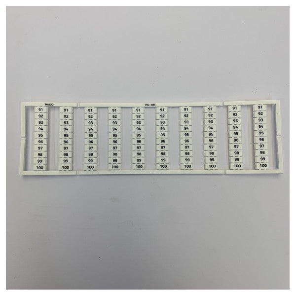 Wago 794-605 WMB Multi Marking System Terminal Markers