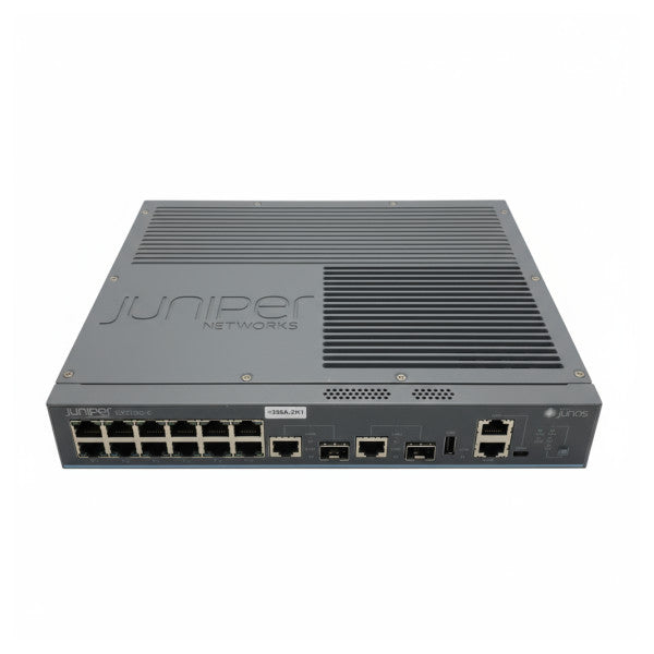محول إيثرنت جيجابت بدون مروحة Juniper EX2200-C بـ 12 منفذ