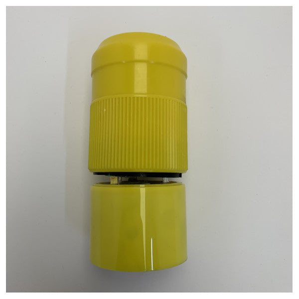Marinco 6361CRN Marine Shore Power Connector - 50A 125V - Yellow Locking Plug