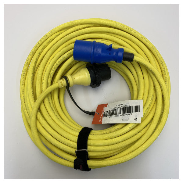 Ratio 2821 Marine Shore Power Extension Cable - High Visibility Yellow