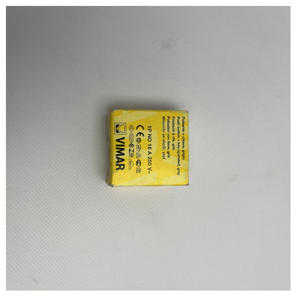 Vimar Interrupteur à clé 16A 250V pour systèmes électriques marins � Interrupteur de commande durable et résistant aux intempéries monté sur panneau