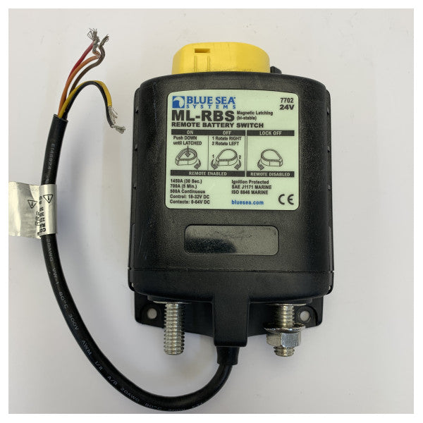 Blue Sea Systems ML-RBS fjernstyrt batteribryter 24V med manuell overstyring