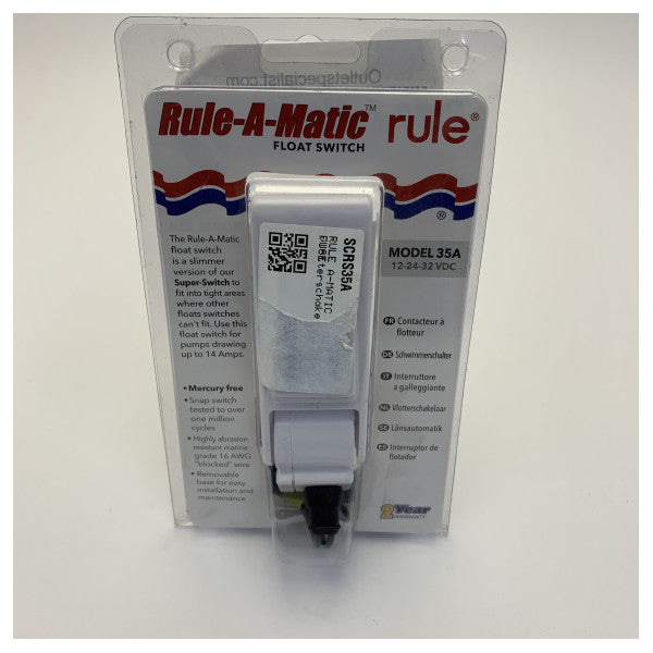 Rule-a-matic -kellukekytkin 35A tai 35FA SCRS35A