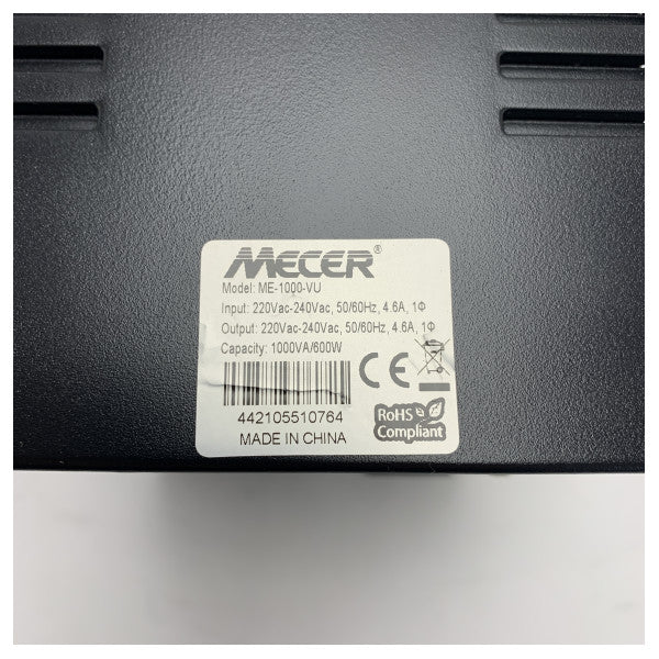 Mustek ME-1000-VU UPS 1000VA Marine Power Backup mit AVR und USB-Anschlussmöglichkeit