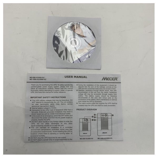 Mustek ME-1000-VU UPS 1000VA Marine Power Backup mit AVR und USB-Anschlussmöglichkeit