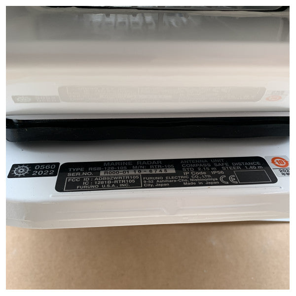 Unità radar Furuno X-Band Scanner 12 kW RSB-128-105N per una navigazione marina affidabile