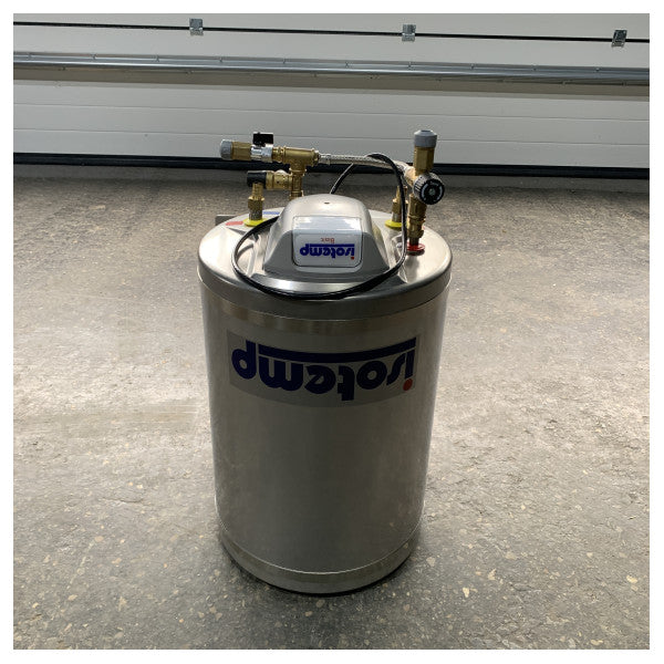 Calentador de agua marino Isotherm Isotemp 40L 115V 750W de acero inoxidable con válvula mezcladora