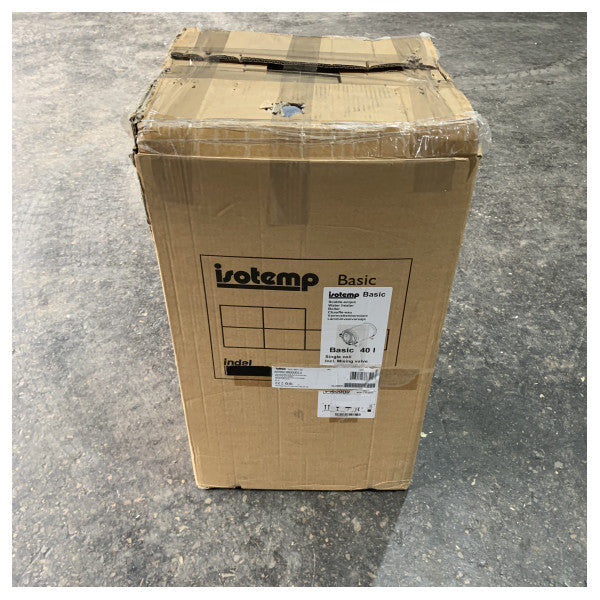 Calentador de agua marino Isotherm Isotemp 40L 115V 750W de acero inoxidable con válvula mezcladora