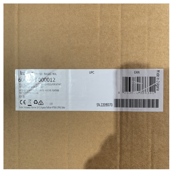 Calentador de agua marino Isotherm Isotemp 40L 115V 750W de acero inoxidable con válvula mezcladora