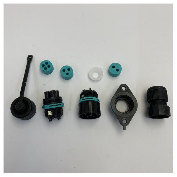 Combi Noord Marine-Elektroanschluss-Set EU14.372.04 mit Teal-Dichtungen
