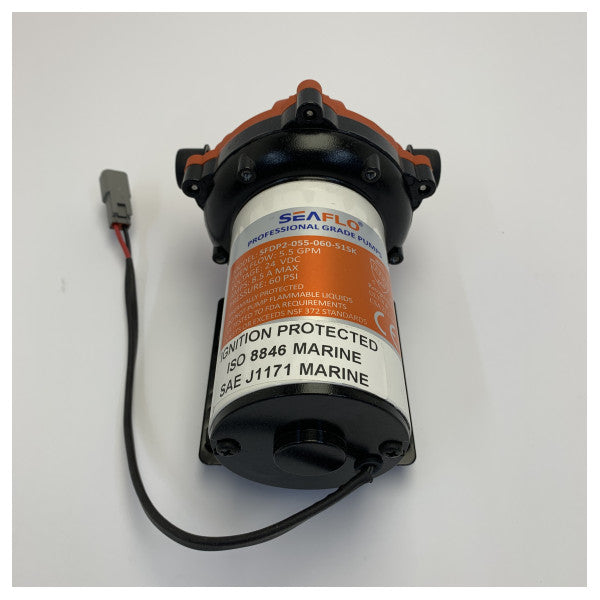 Seakeeper SFDP2-055-060-51SK maritim membranvandpumpe 24V