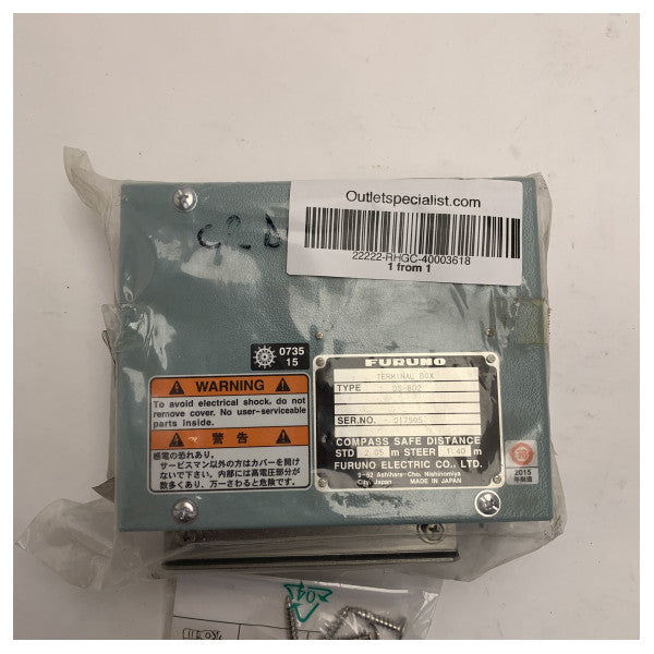 Boîte de terminal marin Furuno DS-802 pour connexions de navigation professionnelle - 0040003618