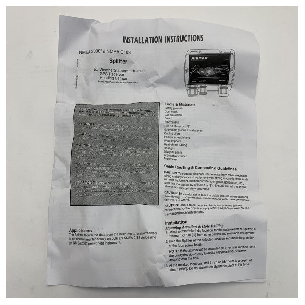 Airmar Transducer Splitter Kit NMEA 0183 NMEA 2000 - 33-632-02