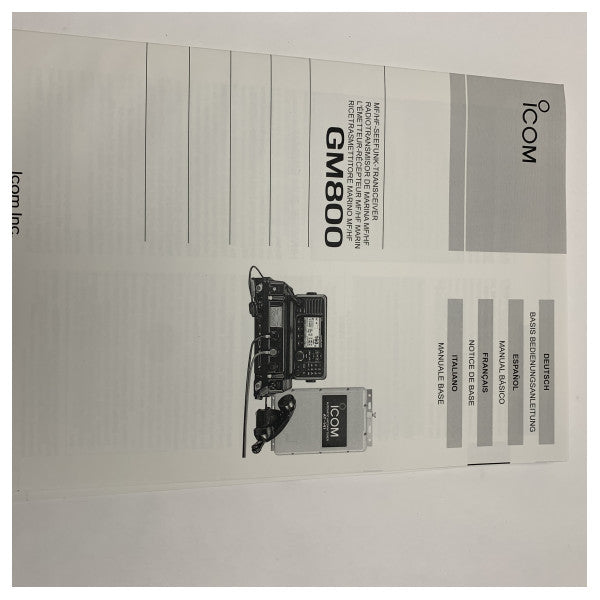 Icom GM800 150W Marine MF-HF Radio GMDSS Class A Transceiver with DSC and 24V