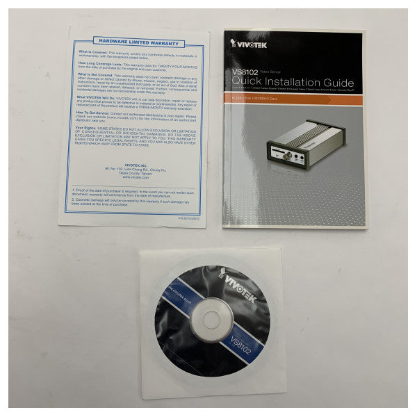 Vivotek VS8102 Encodeur vidéo à canal unique pour l'intégration de la surveillance analogique à IP