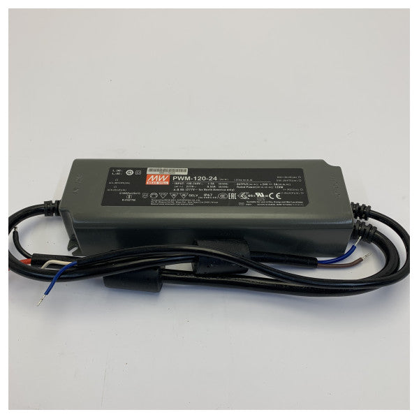 Alimentatore a tensione costante Mean Well PWM-120-24 LED Driver 120W 24V 5A