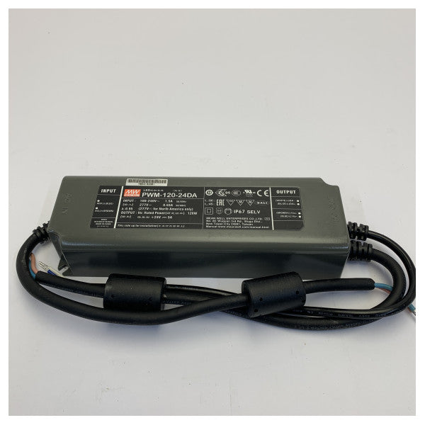Mean Well PWM-120-24DA Driver LED 120W 24V 5A Alimentatore con dimmerazione DALI