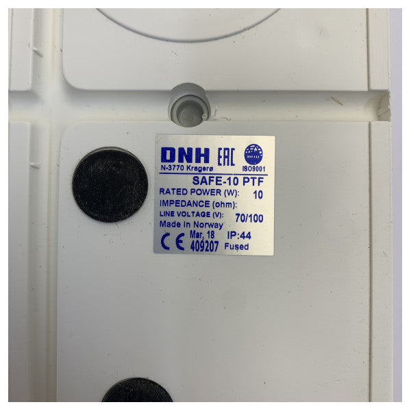 Zenitel DNH SAFE-10 PTF Marine Audio Badeværelseshøjttaler