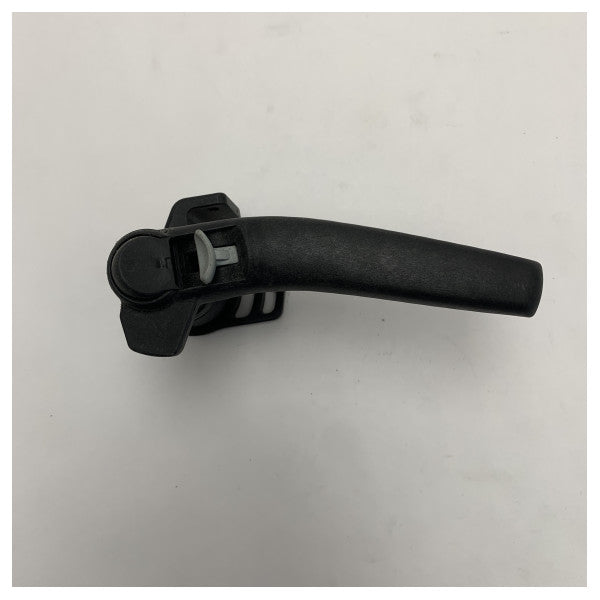 Poignée de fermeture de trappe de remplacement Bomar P2000-18-RA-IO Noir