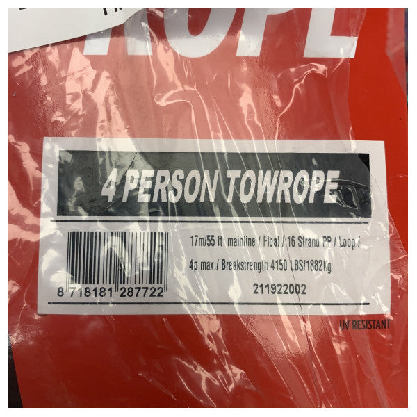 Въже за теглене Jobe 4P - 16.8M - 211922002